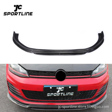 MK7 Carbon Fiber Front Bumper Lip for VW Golf 7 GTI/R Sport 14UP